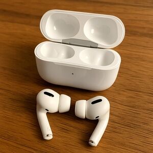 Wireless White Earbuds with Charging Case